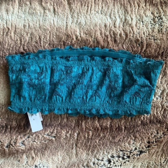 Cosabella Never Say Never Bandeau Bra Flirtie Blue Curacao - Picture 3 of 6